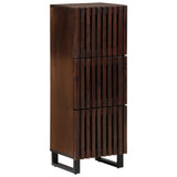 Highboard Brown 40x34x110 cm Solid Wood Mango 377581