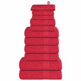 12 Piece Towel Set "FROGN" Red 360 gsm 137106