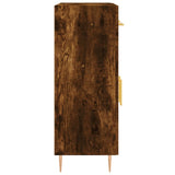 Sideboard Smoked Oak 69.5x34x90 cm Engineered Wood 827969