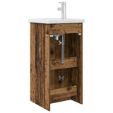 Bathroom Vanity with Sink Old Wood 42 x 40 x 84.5 cm 890774