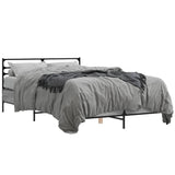 Bed Frame without Mattress Grey Sonoma 135x190 cm Double 3280075
