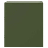 Bedside Cabinets 2 pcs Green 34.5x39x44 cm Steel 841628