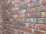 3D Wall Panels with Dark Brown & Grey Brick Design 10 pcs EPS 147196