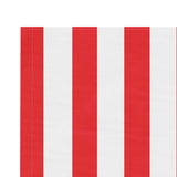 Replacement Fabric for Awning Red and White Stripe 6x3.5 m 367723