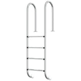 Pool Ladder 54x38x184.5 cm 304 Stainless Steel 93459