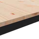 Coffee Table Natural 60 x 60 x 36 cm Solid Pine Wood 892759