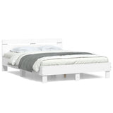 Bed Frame without Mattress White 140x200 cm 3207420