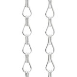 Chain Door Fly Screen 90x200 cm Aluminium 4010011