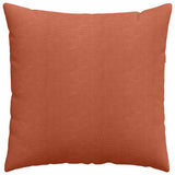 Sofa Pillows 2 pcs Red Orange 60 x 60 cm Corduroy Fabric 42014039