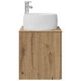 Wall-Mounted Sink Vanity Artisan Oak 49.5 x 44.5 x 66 cm 890317