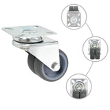 12 pcs Twin-wheel Swivel Casters 50 mm 277922