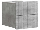 Wall-Mounted Bedside Cabinet Concrete Grey 33 x 34.5 x 43 cm 898301