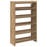 ZNTS Shoe Rack Artisan Oak 60x25x100 cm Engineered Wood 859877