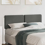 Upholstered Headboard White and Light Grey 160 cm 880062
