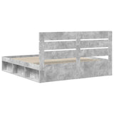 Bed Frame with Headboard Concerte 180 x 200 cm Solid Pine Wood 3411715