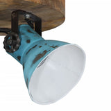 Ceiling Lamp 25 W Distressed Blue 35x35x25 cm E27 371827
