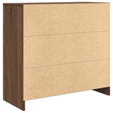 Sideboard with Drawer Brown Oak 80x34x76 cm Engineered Wood 861541