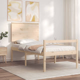 Senior Bed without Mattress 100x200 cm Solid Wood 3195471