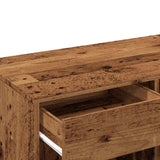 Cosmetic Cabinet Old Wood 80x40x75 cm Engineered Wood 857029