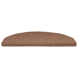 Self-adhesive Stair Mats 15 pcs Brown 80 x 24.5 x 3.5 cm 42038646