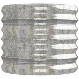 Garden Raised Bed Galvanised Steel 152x40x36 cm Silver 318872