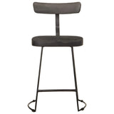 Bar Stools 2 pcs Black 49x43x79 cm Solid Wood Mango 4013517