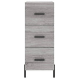 Highboard Grey Sonoma 34,5x34x180 cm Engineered Wood 3198863