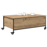 Coffee Table Artisan Oak 91 x 55 x 32 cm Engineered Wood 883002