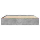 Bed Frame Concrete Grey Engineered wood King Storage Bed Frame 3295635