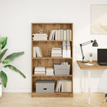 ZNTS Bookcase Artisian Oak 80x24x143 cm Engineered Wood 857852