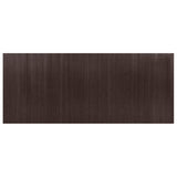 Room Divider Dark Brown Width 400 cm Height 165 cm Bamboo 377002