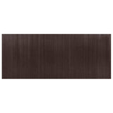 Room Divider Dark Brown Width 400 cm Height 165 cm Bamboo 377002