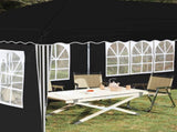 Pop-up Party Tent 575 x 289 x 245 cm Black 42019799