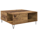 Coffee Table Old Wood 80 x 80 x 36.5 cm Engineered Wood 881666