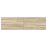 Wall-Mounted Headboard HAARLEM Sonoma Oak Engineered Wood 896937