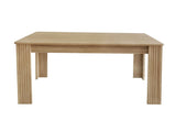 4 Seater Dining room table, MDF Wood Rectangle Modern Dining,Room Furniture Unit, Small N606P272566E