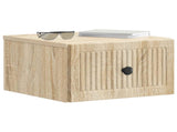 Wall-Mounted Bedside Cabinet 2 pcs Sonoma Oak 33 x 34.5 x 20 cm 897920