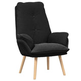 Armchair Black 61 x 78 x 98 cm Sherpa Fabric 42001848