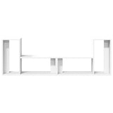 TV Cabinets 2 pcs White 75x30x50 cm Engineered Wood 840786