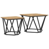 ZNTS Side Tables 2 pcs Artisan Oak Engineered Wood 868272