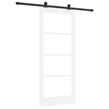 Sliding Door Manual ORKDAL White 86 x 198.5 cm Wood and metal 3332004