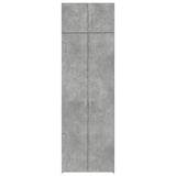 Storage Cabinet Concrete Grey 70x42.5x225 cm Engineered Wood 3281325