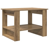 Coffee Table Artisan Oak 72 x 50 x 50 cm Engineered Wood 8000195