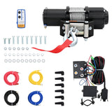 Electric Winch 12 V 4500 lbs 2040 kg with Remote Control 210447