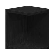 Mirror Cabinet Black Oak 80 x 20.5 x 64 cm Engineered Wood 862498