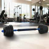 2-in-1 Dumbbell Set Black and Blue 121 x 19.5 x 19.5 cm 42023466