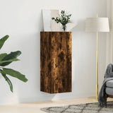 Wall Mounted Cabinet Smoked Oak 34.5x34x90 cm 828849