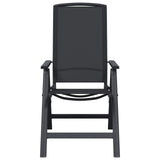 Reclining Garden Chairs 2 pcs Black 58 x 71 x 112 cm Textilene 42030042