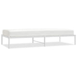 Metal Bed Frame without Mattress White 90x200cm 350906