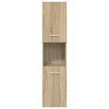 4 Piece Bathroom Furniture Set Sonoma Oak Engineered Wood 3325023
